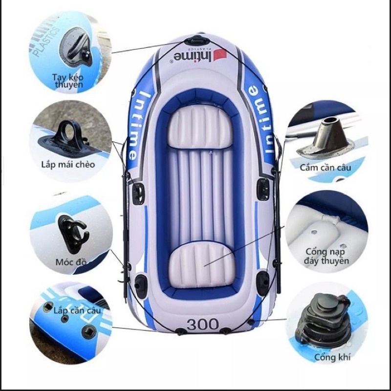 Thuyền hơi câu cá ,thuyền du lịch cho  2-3 người intime chính hãng