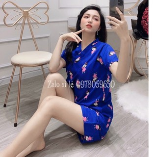 Bộ ngủ kimono kate