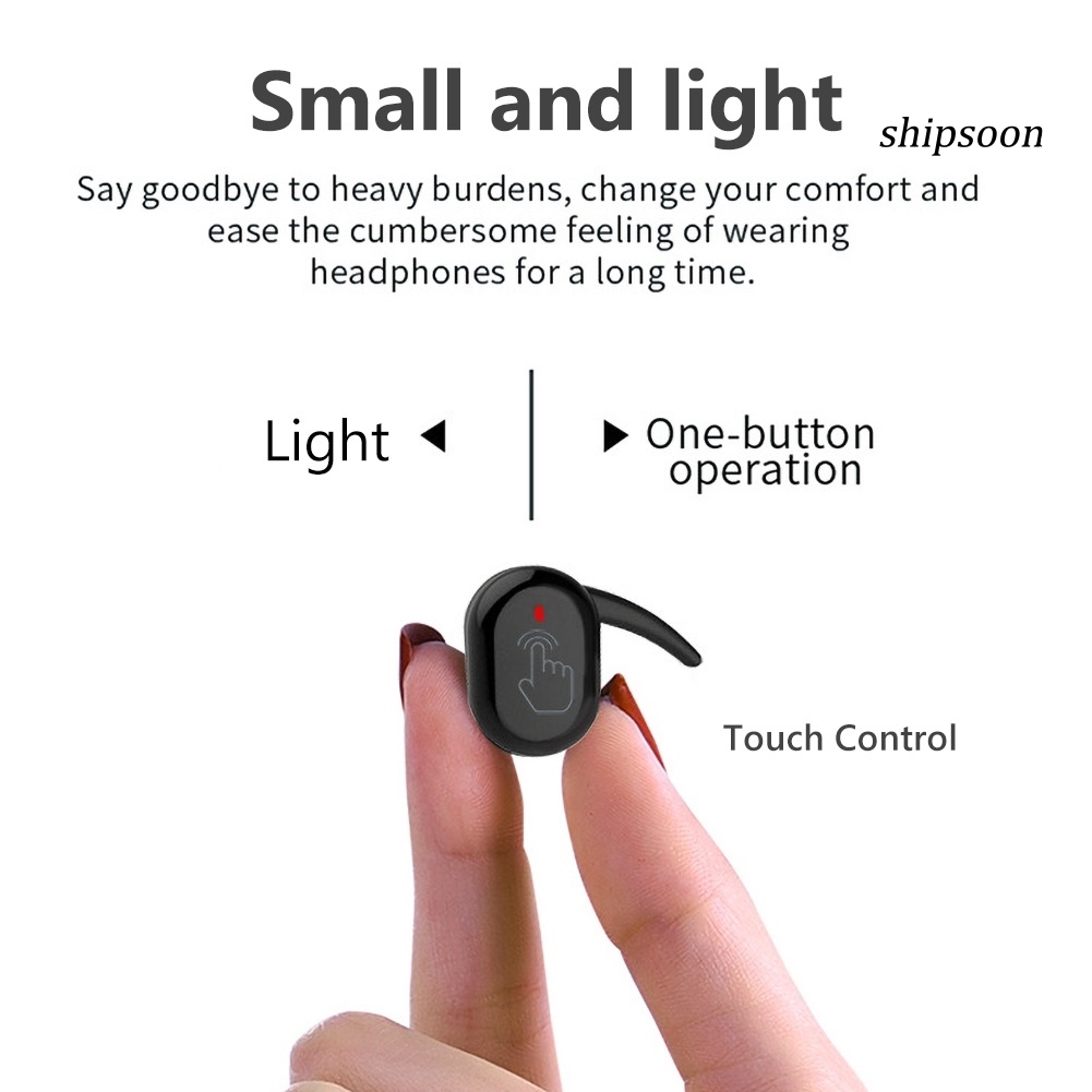 snej  Q2 TWS Bluetooth 5.0 Wireless Smart Touch Noise Reduction Earphone for Phone