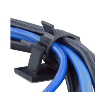10 kẹp nhựa sắp xếp gọn gàng cho dây cáp tiện dụng