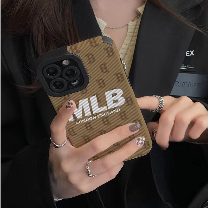 MLB Sang Trọng Ốp Điện Thoại In Chữ ny Cho iphone 15 pro max 14 pro max 13 pro max i13 11 pro max i11 x xr xs max 7plus 8plus 12 pro max