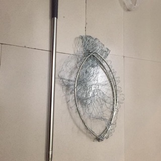 Vợt vớt cá thu gọn inox