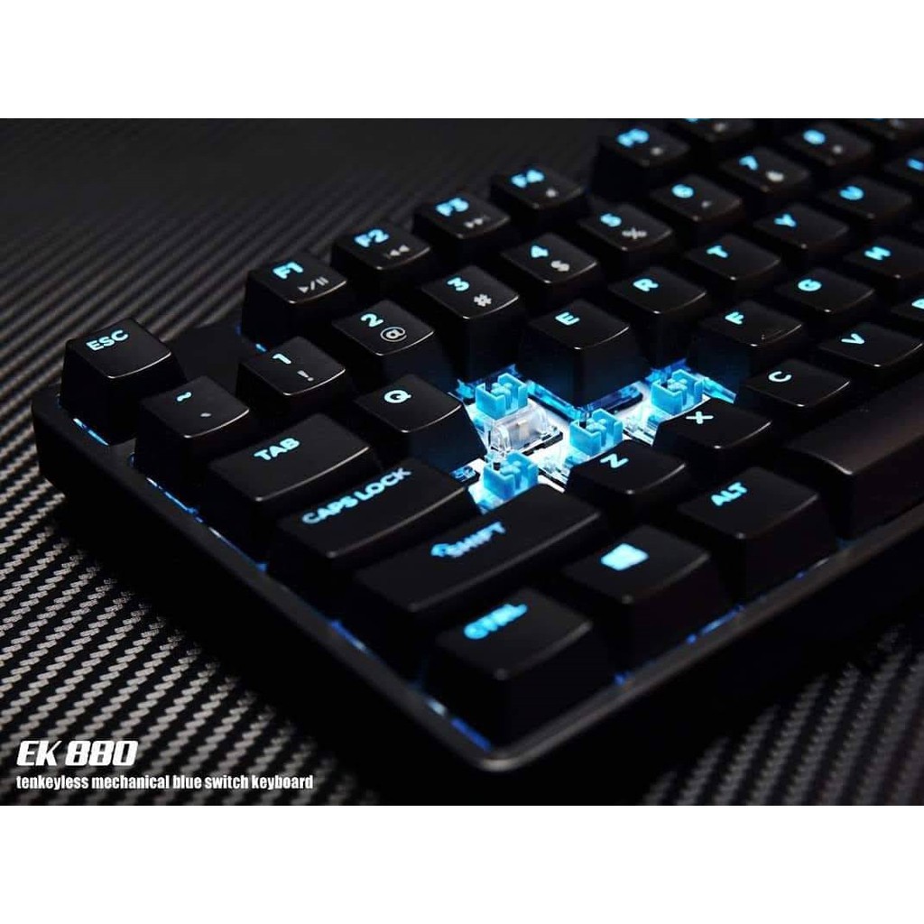 Phím cơ DareU EK880 led RGB (Blue/Brown/Red Switch) BH 2 năm chính hãng