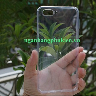 Ốp lưng silicon dẻo trong suốt OPPO A3s siêu mỏng 0.5mm loại AAA