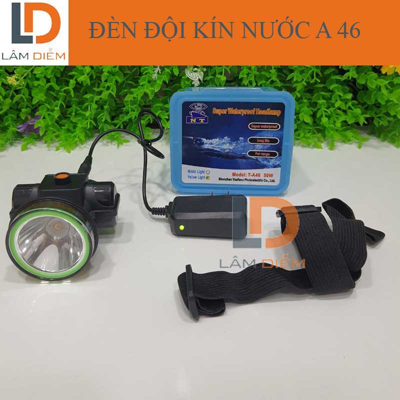 ĐÈN ĐỘI PIN SẠC KÍN NƯỚC A46