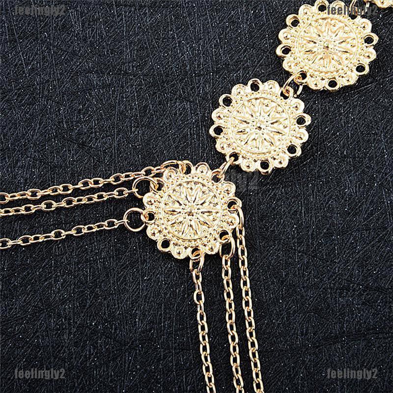 ❤Mặt Trời❤ Dây Chuyền body chain Quyến Rũ Với Đá