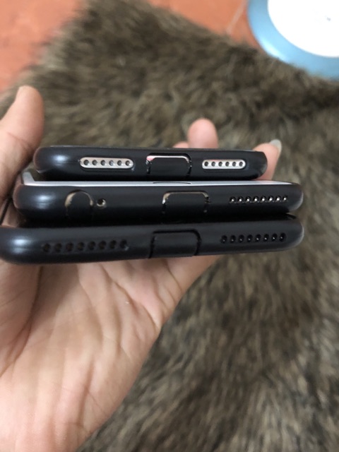 Ốp lưng cao su đen cho 6plus/6splus