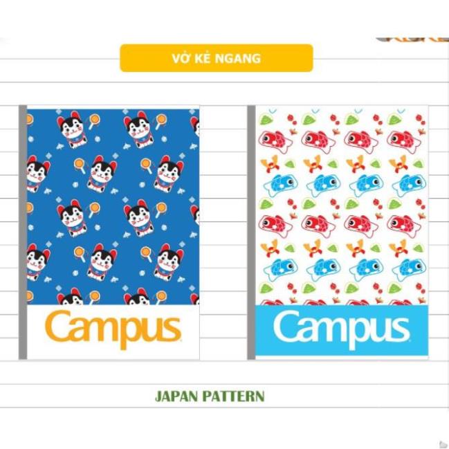 Vở B5 Kẻ Ngang 72 Trang ĐL 60g/m2 - Campus Japan Pattern ...