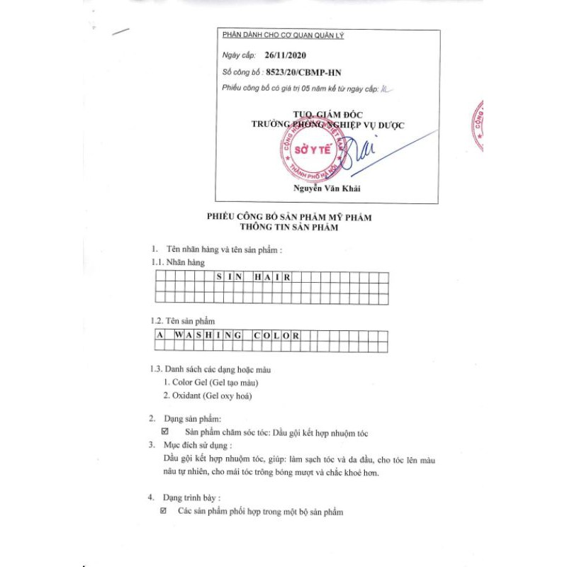 (Cam kết Chính hãng 100%) dầu gội phủ bạc Sin hair nhân sâm Nhật Bản - tóc đen nâu đều màu | BigBuy360 - bigbuy360.vn