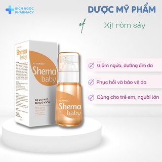 🌸 Xịt Rôm Sảy Shema Baby - Tinh Chất Yến Mạch - Da Dịu Mát - Bé Ngủ Ngon 50ml