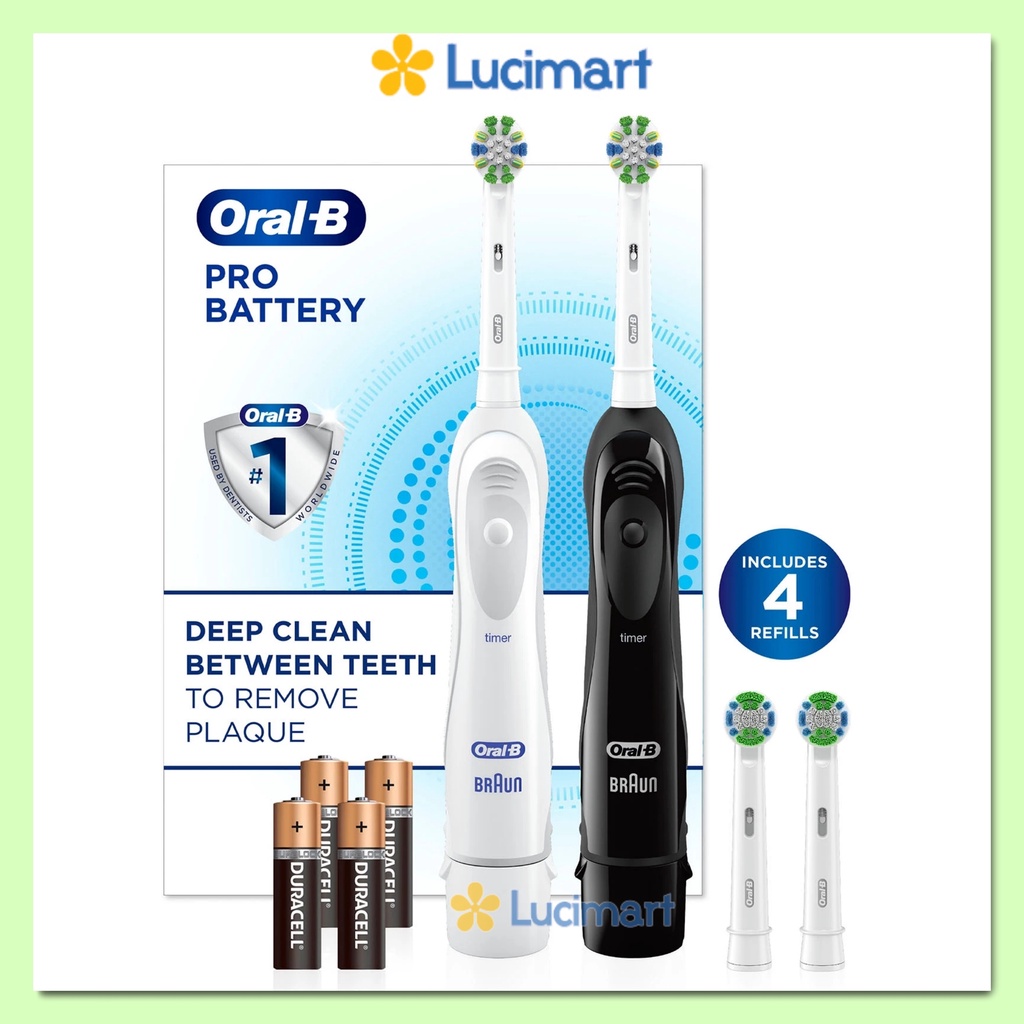 Bàn chải đánh răng Pin Oral-B Pro Battery Powered Toothbrush [Hàng Đức]