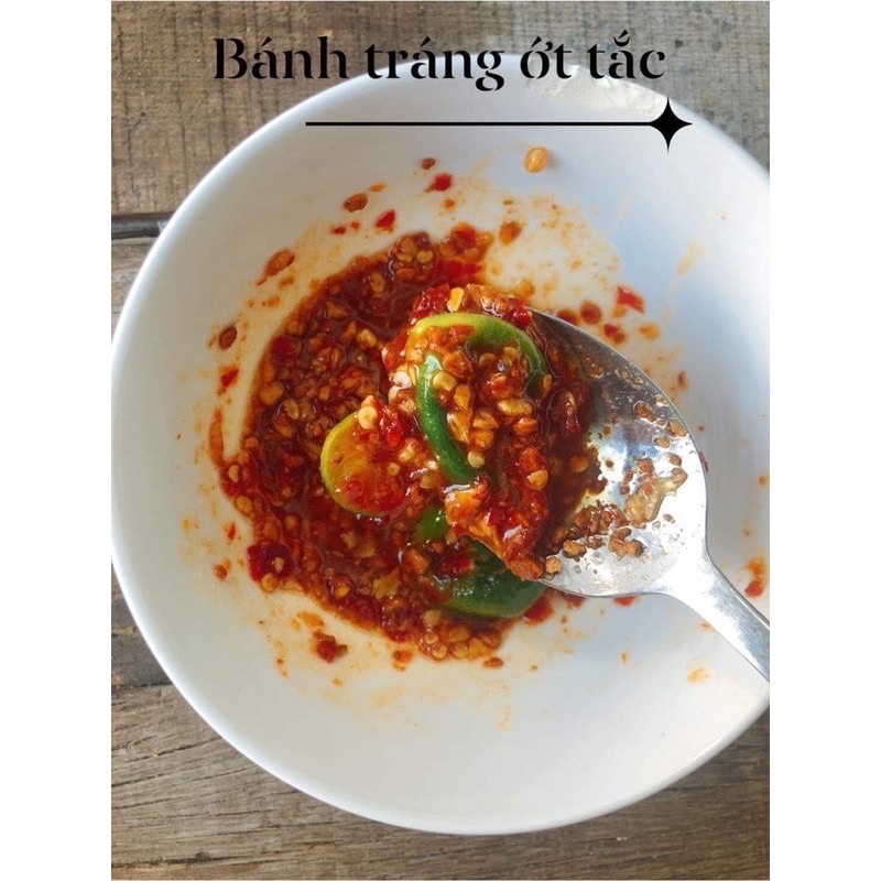 Bánh tráng tắc sate cay thơm | BigBuy360 - bigbuy360.vn