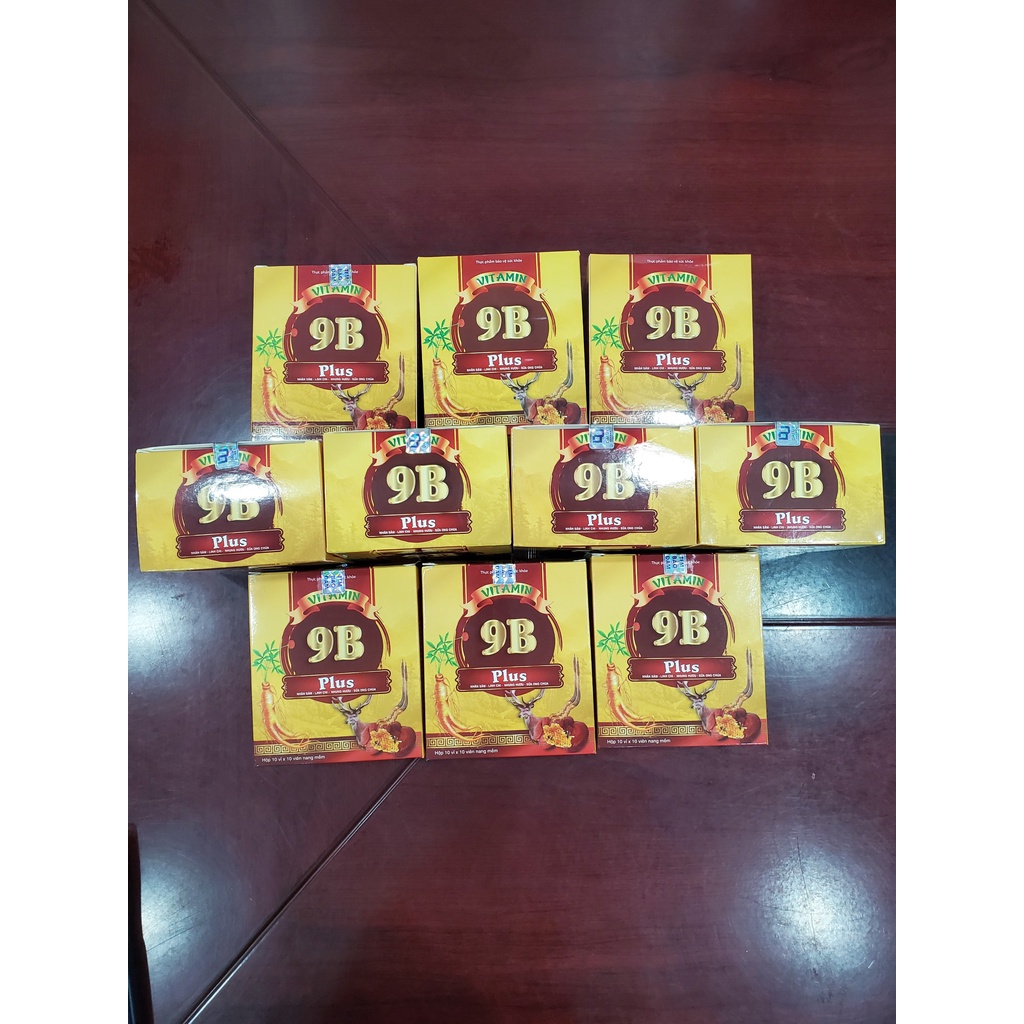 VITAMIN 9 B PLUS - TĂNG ĐỀ KHÁNG VÀ MIỄN DỊCH  - Vitamin B, Ginseng, Linh chi, Đông trùng, Nhung hươu