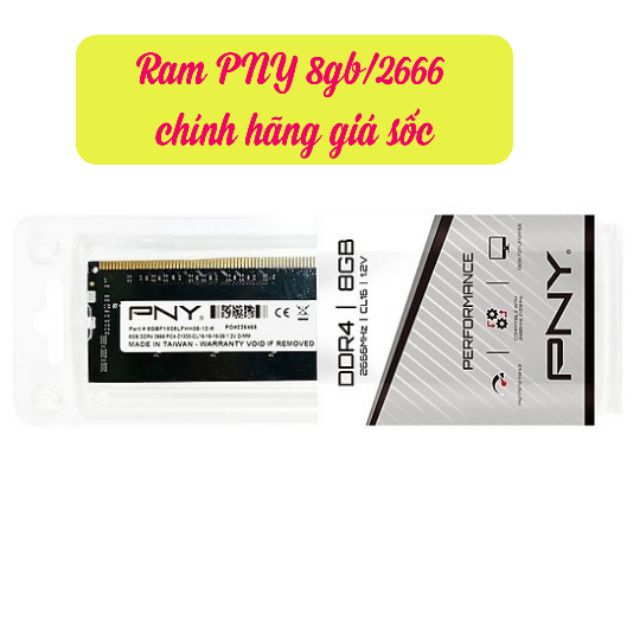 RAM DDR4  PNY 8GB/2666 CHÍNH HÃNG | BigBuy360 - bigbuy360.vn