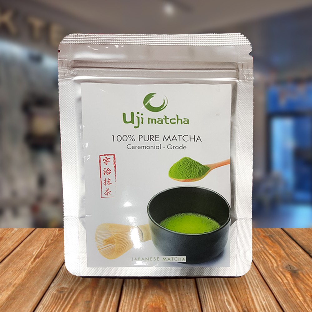 Gói 50gram - Bột Trà Xanh Cao Cấp Uji Matcha Ceremonial Nhật Bản - Nguyên Liệu Làm Bánh