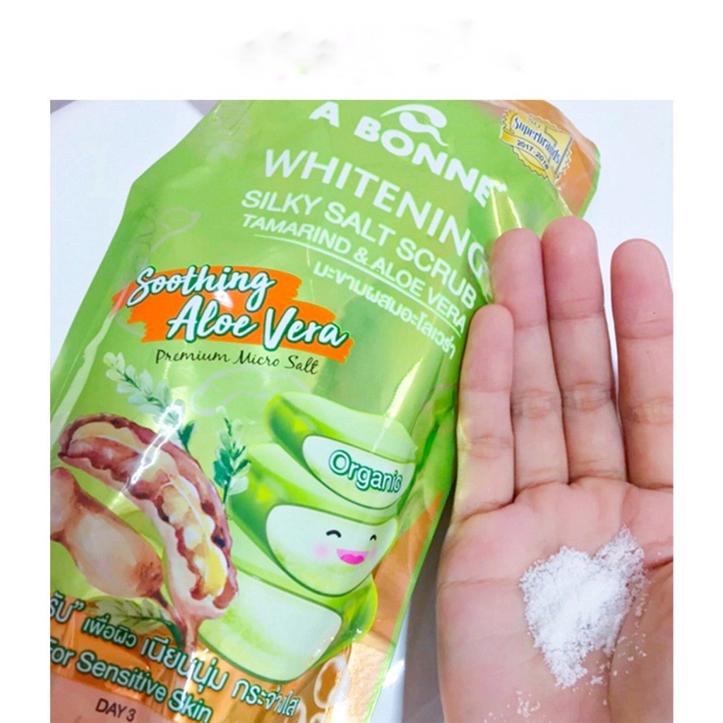 [Hàng Cao Cấp] Muối tắm sữa bò,mùi hoa quả tẩy tế bào chết,trắng da A Bonne Spa Milk Salt 350g Thái Lan