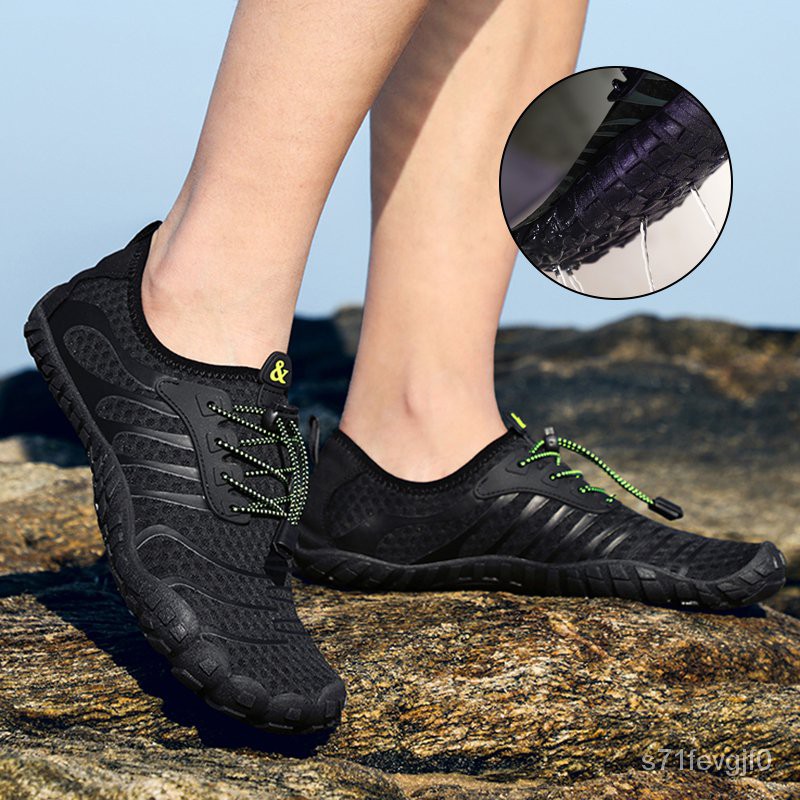 2021 Black Water Shoes Men Outdoor Barefoot Summer Swimming Aqua Beach Seaside Sneakers Man Socks Slippers New Fishing S