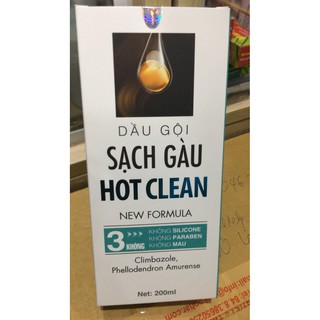 Dầu gội sạch gàu hot clean new formula 200ml-mp