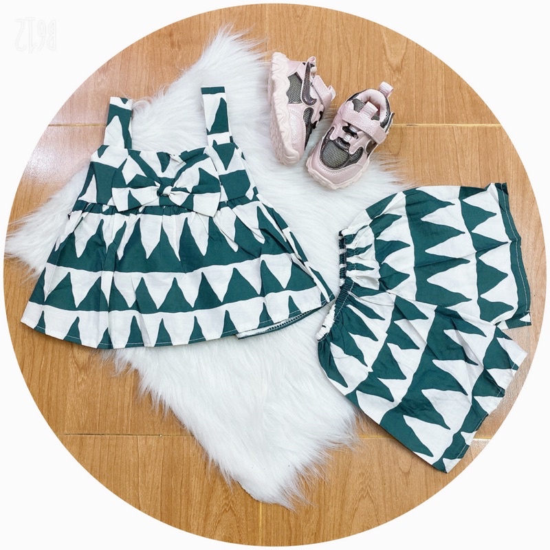 Bộ 2 Dây Cho Bé-Bộ Quần Áo 2 Dây Bé Gái