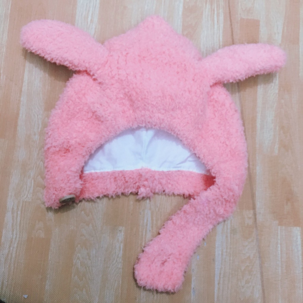 Mũ len lông cừu cho bé gái