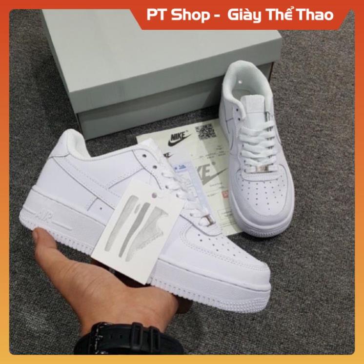 [FreeShip - Hàng SỊn Sò] Giầy Air Force 1 trắng nam nữ siêu đẹp, Giày Sneaker Thể Thao AF1 Full bill box, PT Shop