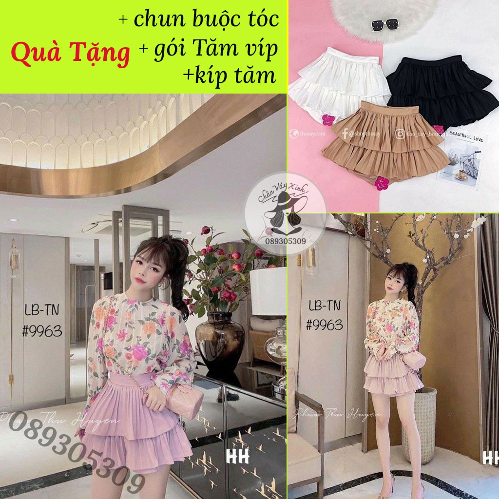 Chân Váy Xếp Ly 2 Tầng..153..Cao Cấp { Bán Sỉ }