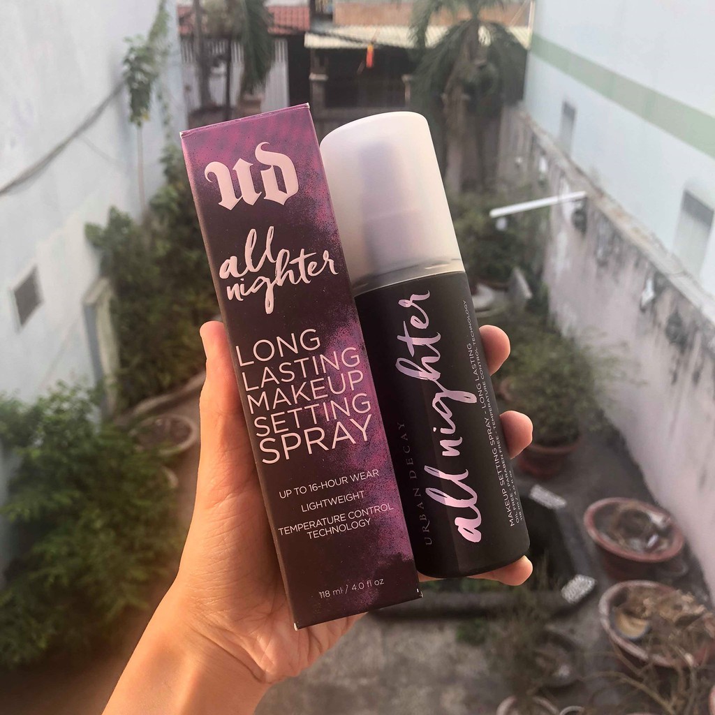 XỊT KHÓA MAKEUP URBAN DECAY ALLNIGHTER MAKEUP SETTING SPRAY | BigBuy360 - bigbuy360.vn