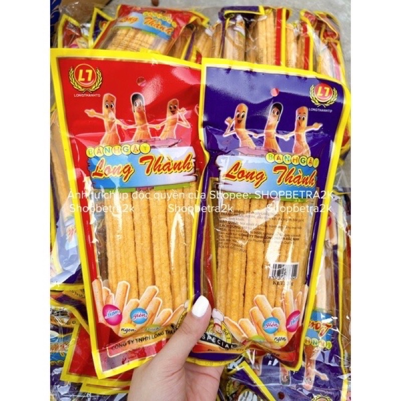 5gói snack bánh gậy Long Thành