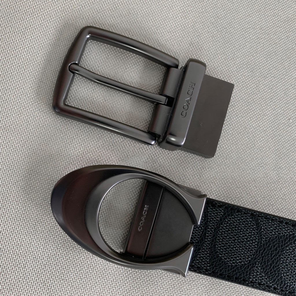 Bộ dây thắt lưng da COACH thời trang dài 120cm sành điệu cho nam