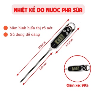 Nhiệt Kế Điện Tử Đo Nước Pha Sữa, Thực Phẩm, Nước Tắm Cho Bé