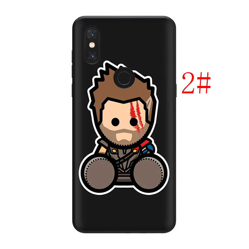 MARVEL Ốp Lưng Silicone Phong Cách Iron Man Cho Redmi Note 5 6 7 8 9 Pro Max 8t 9s