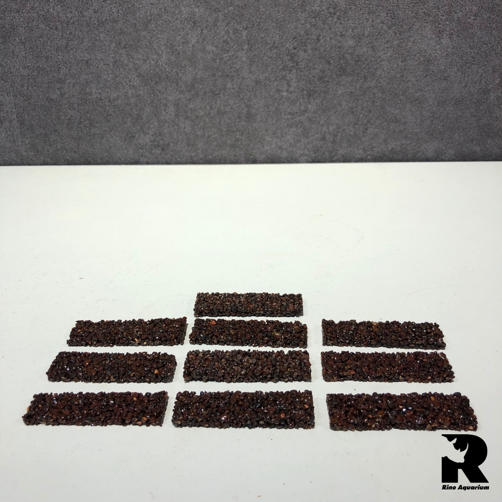Giá Thể Trồng Cây Thủy Sinh NaPad Nâu - Thủy Mộc (Hộp 10 miếng) | Giá Thể Trồng Cây Chuyên Dụng Cho Hồ Thủy Sinh