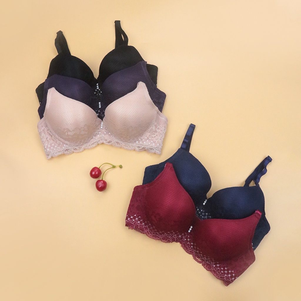 Áo Lót Nâng Ngực Đệm Mỏng Lỗ Thông Hơi Luperi có gọng thoáng mát tốt cho ngực to ngực cho con bú ngực sau sinh LP83 | BigBuy360 - bigbuy360.vn