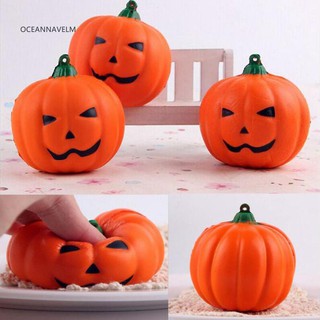 Squishy hình trái bí ngô Halloween đồ chơi xả stress giảm căng thẳng