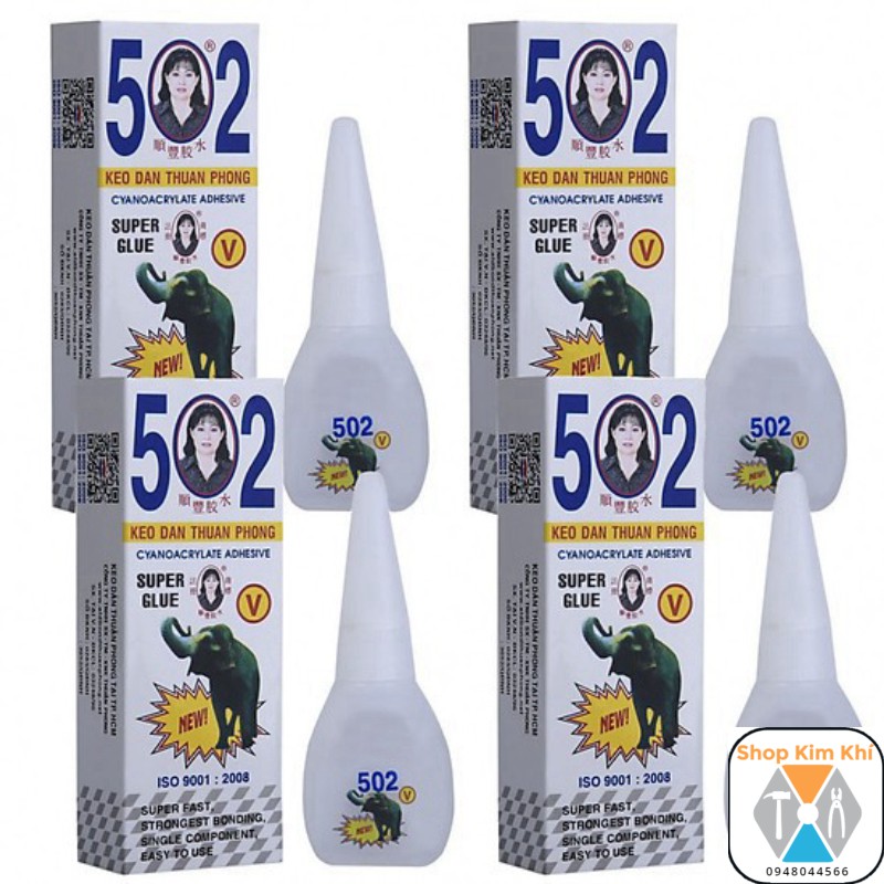 KEO DÁN 502 SIÊU DÍNH (hộp giấy)