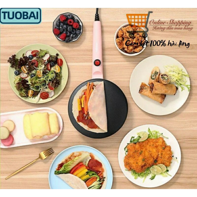 Chảo điện làm bánh đa năng, bánh tráng, bánh cuốn