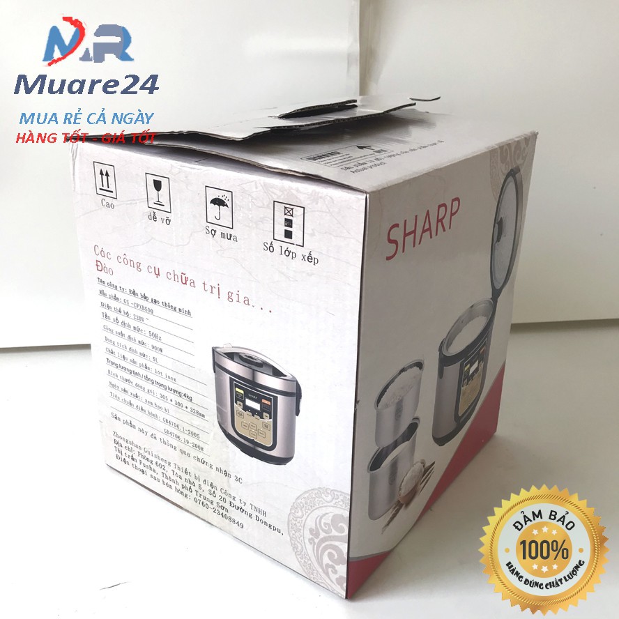 Nồi cơm tách đường Sharp 1.8 lít bảo hành 12 tháng