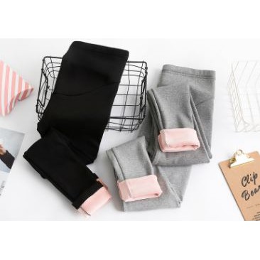 Quần LEGGING Bầu Lót Lông Siêu Ấm Siêu Dày Dặn Q184