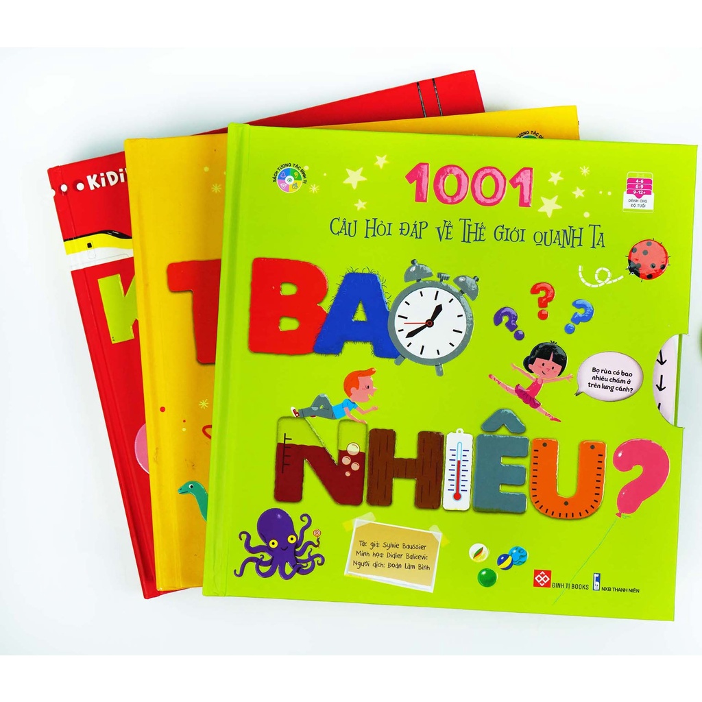 Sách 1001 Câu Hỏi Đáp Về Thế Giới Quanh Ta Tại Sao, Như Thế Nào, Bao Nhiêu - cho Trẻ 4-12 Tuổi - Đinh Tị