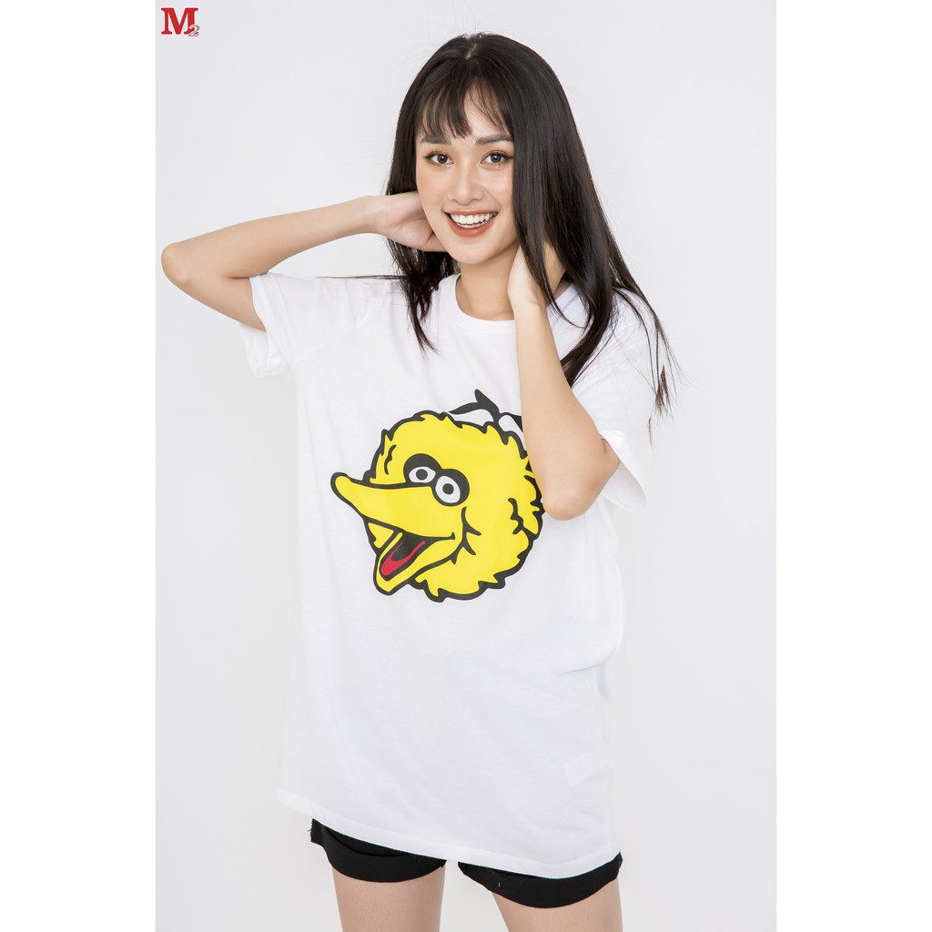 Áo thun unisex cộc tay Big bird vàng K0030231 Thời trang M2