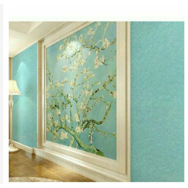 1 Mét Giấy Dán Tường PVC có sẵn keo 45cm rộng - Họa Tiết Nhám Sợi HM002