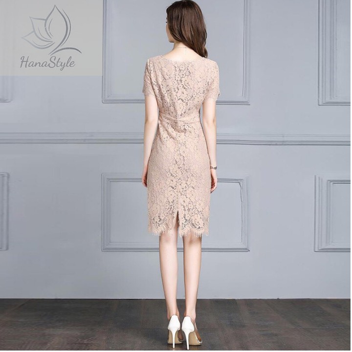 Đầm dự tiệc ren sang trọng HN0040