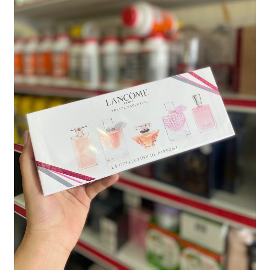 Auth - Bộ quà tặng Giftset Nước Hoa Lancome 5 Chai - The Best Of Lancome Fragrances