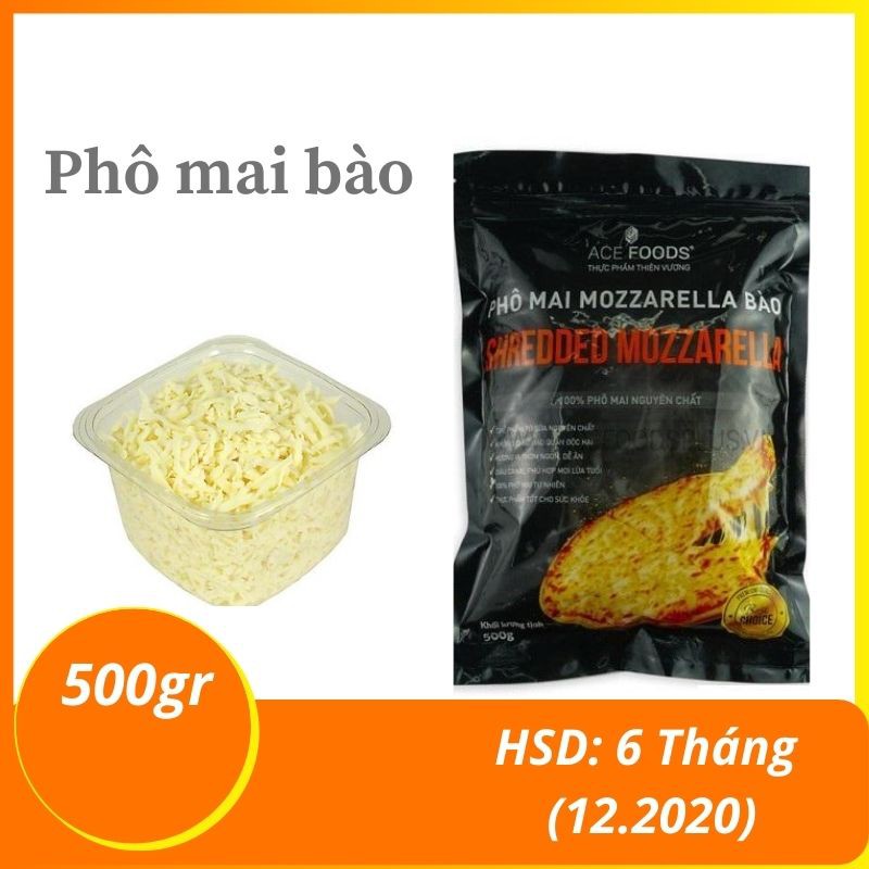 Phô Mai Bào Mozzarella Ba Lan 500g, Phô Mai Ngon Giá Tốt