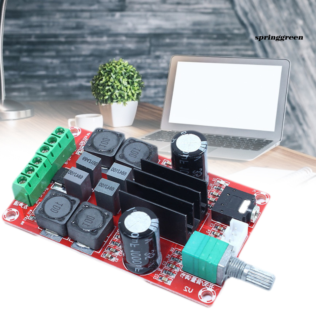 SPRIN XH-M189 Power Amplifier 2-channel Stereo High Resolution DC 24V TPA3116D2 Audio Digital Amplifier Board for Subwoofer