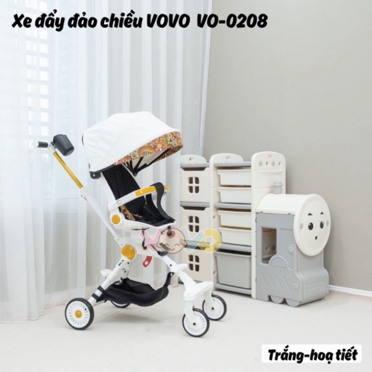 Xe đẩy đảo chiều gấp gọn Vovo VO 0208