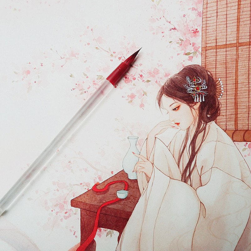 CỌ HẢI ĐƯỜNG - CỌ VẼ LÔNG THÚ - DẪN THỦY HIÊN