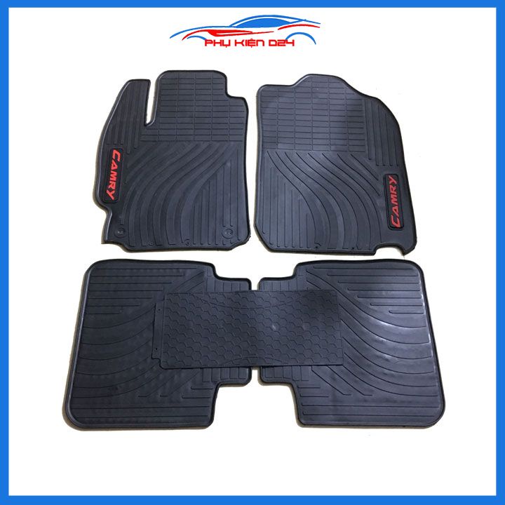 Thảm lót sàn cao su Camry 2012-2013-2014-2015-2016-2017-2018-2019-2020-2021-2022 mẫu mới chịu lực tốt