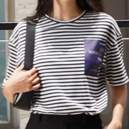 Áo thun tay lỡ Méo shop phông nữ cổ tròn cotton in chữ Color are you freesize form rộng