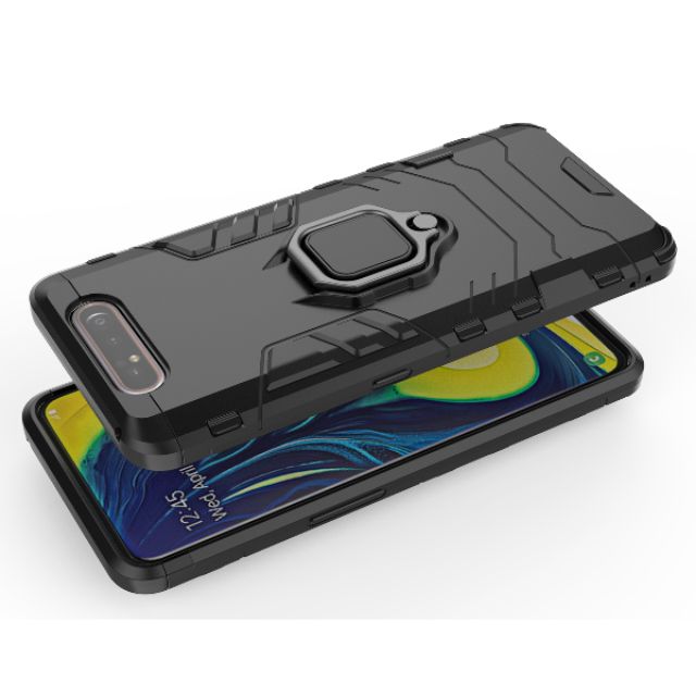 Ốp lưng Samsung Galaxy A80 chống sốc Iron Man Iring cao cấp siêu bền giá đỡ xem phim
